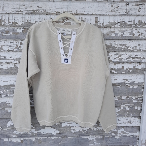 Tasha Polizzi for TP Saddleblanket & co sweatshirt size small - Picture 1 of 5